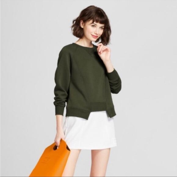 Hunter for Target Green Pullover Sweatshirt, Size Small - Picture 5 of 11